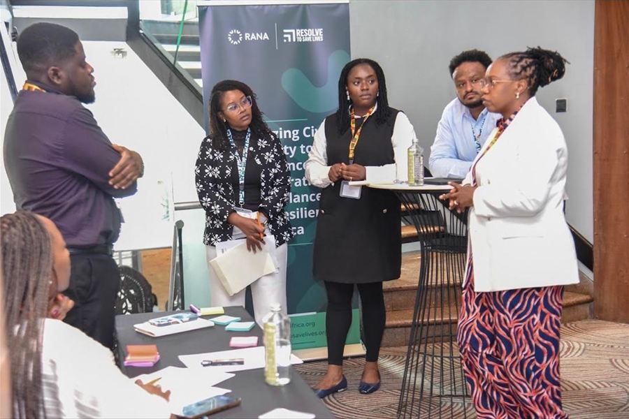 Participants in a working session at the RANA bootcamp in Nairobi